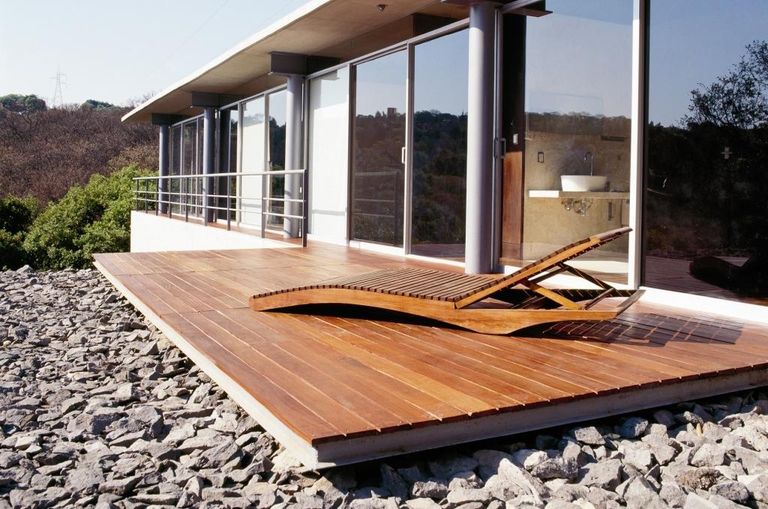Terrasse en bois exotique © Le commerce du bois 