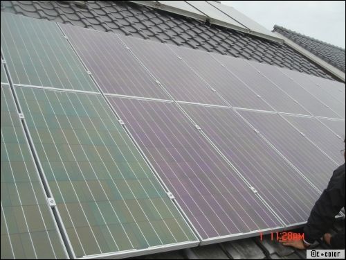 panneaux photovoltaiques toit