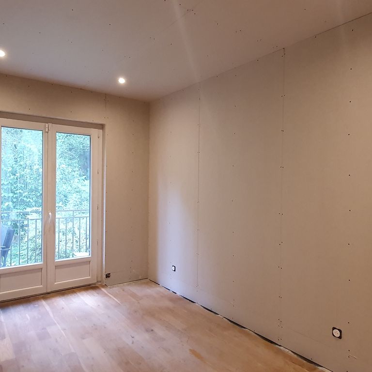 Travaux de plâtrerie: Plafonds; 5 pièces