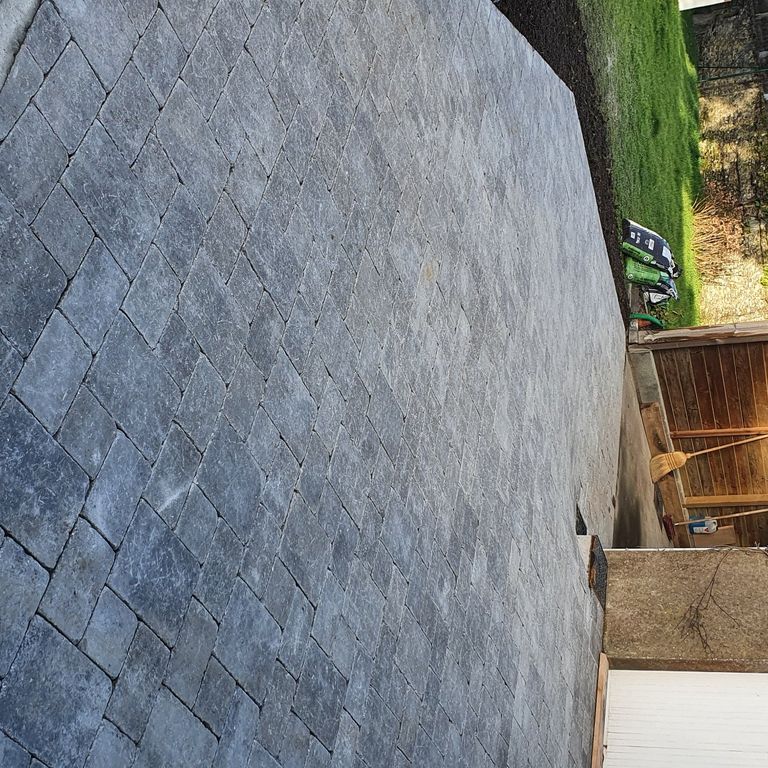 Chemin d'accès: Créer un chemin; 6 m²; pavés beton