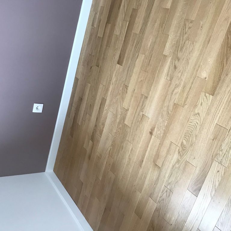 Pose d'un parquet: Massif; 4 pièces