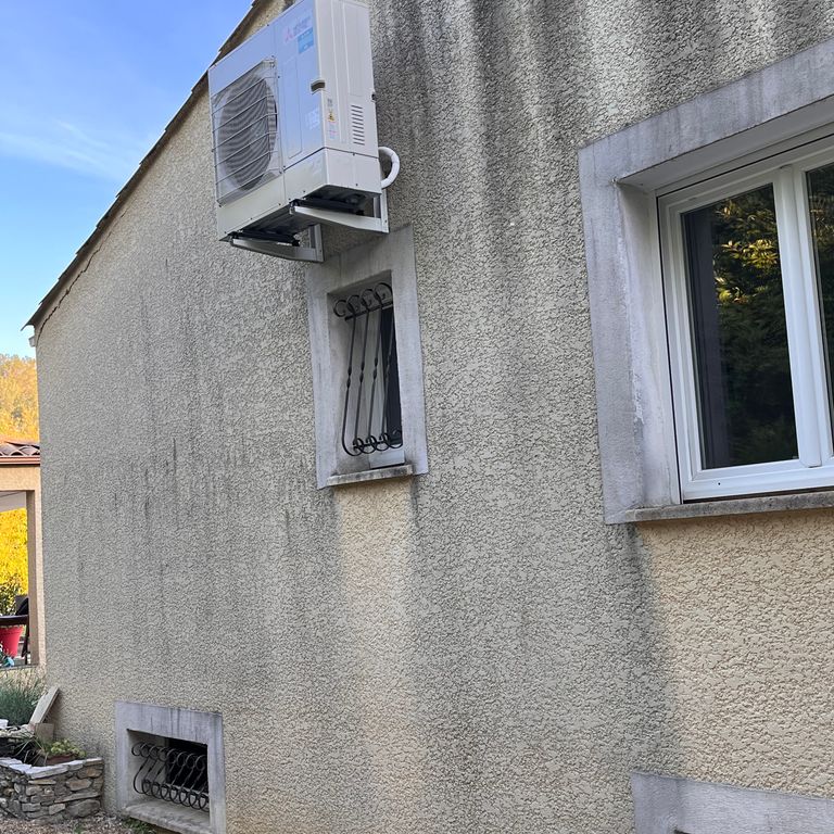Pompe à chaleur: Installation; Aérothermie (air); Plus de 3 pièces