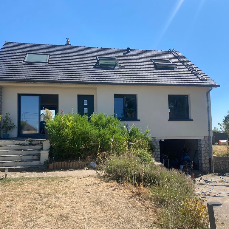 Peinture extérieure: Maison individuelle; 160 m2; Un étage
