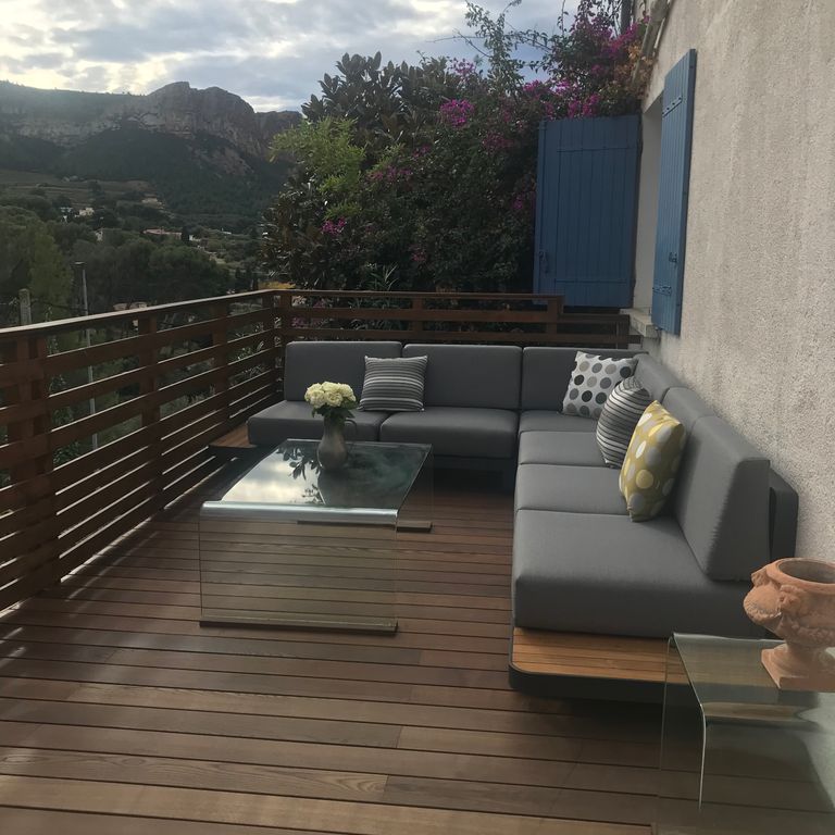 Terrasse en bois: Terrasse sur pilotis; A définir; 15 m²