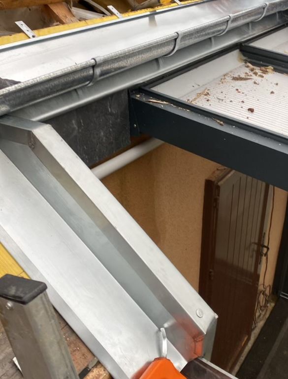 Gouttières: Installation neuve; 2 niveaux