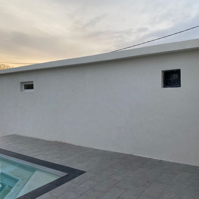Gros oeuvre: Maison individuelle; Parpaing; 60 m²