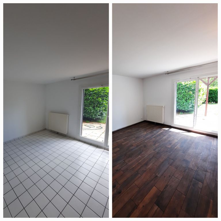 Pose d'un carrelage: Sols; 9 m²