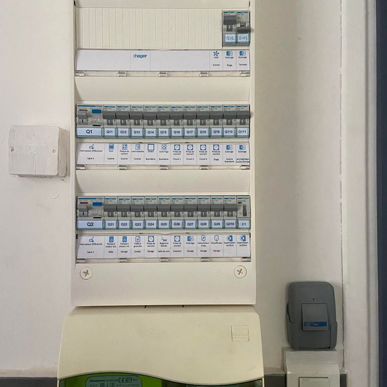 Petits travaux d'électricité: Remplacement; Tableau électrique