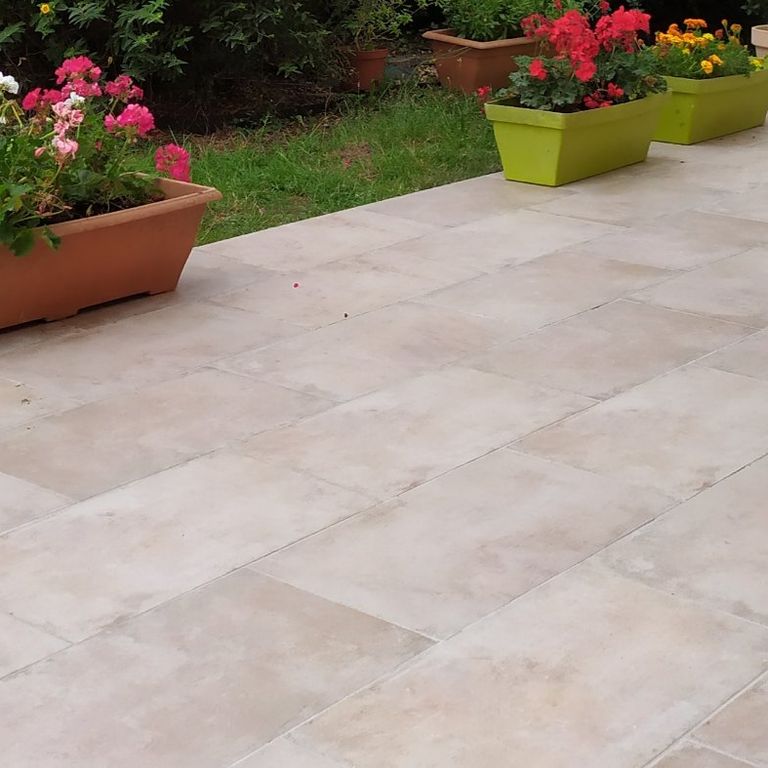 Pose d'un carrelage : Sols; 30 m2