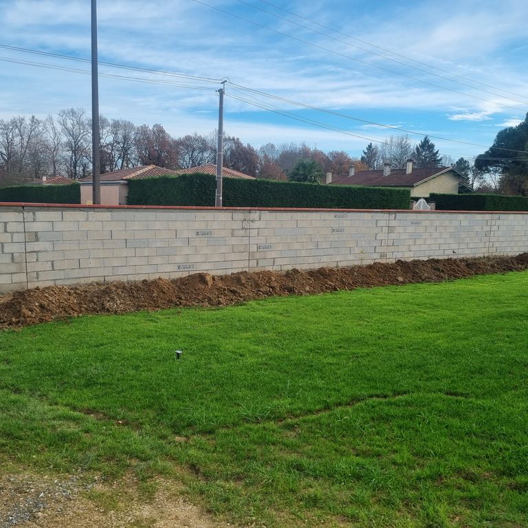 Petits travaux de maçonnerie: Installation neuve; Extérieur