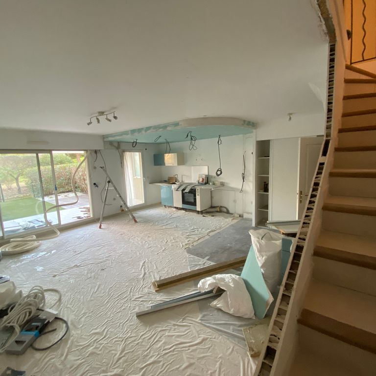 Enlever cloison / mettre faux plafond