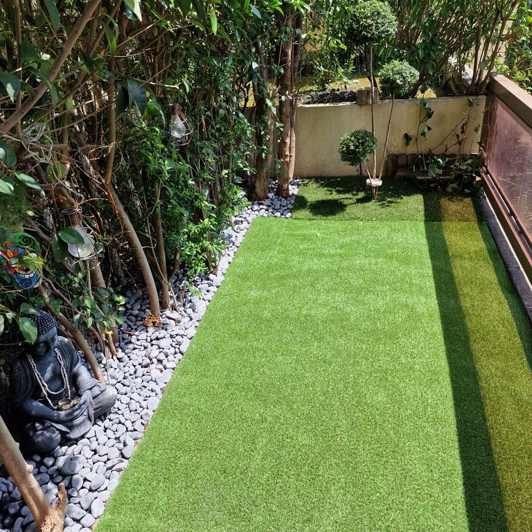 AMÉNAGEMENT JARDIN AVEC DU GAZON SYNTHÉTIQUE?