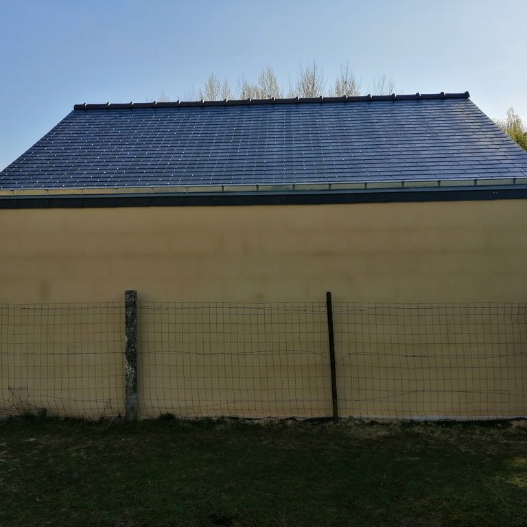 Couverture/Toiture: 40 m²; Installation neuve; Maison individuelle