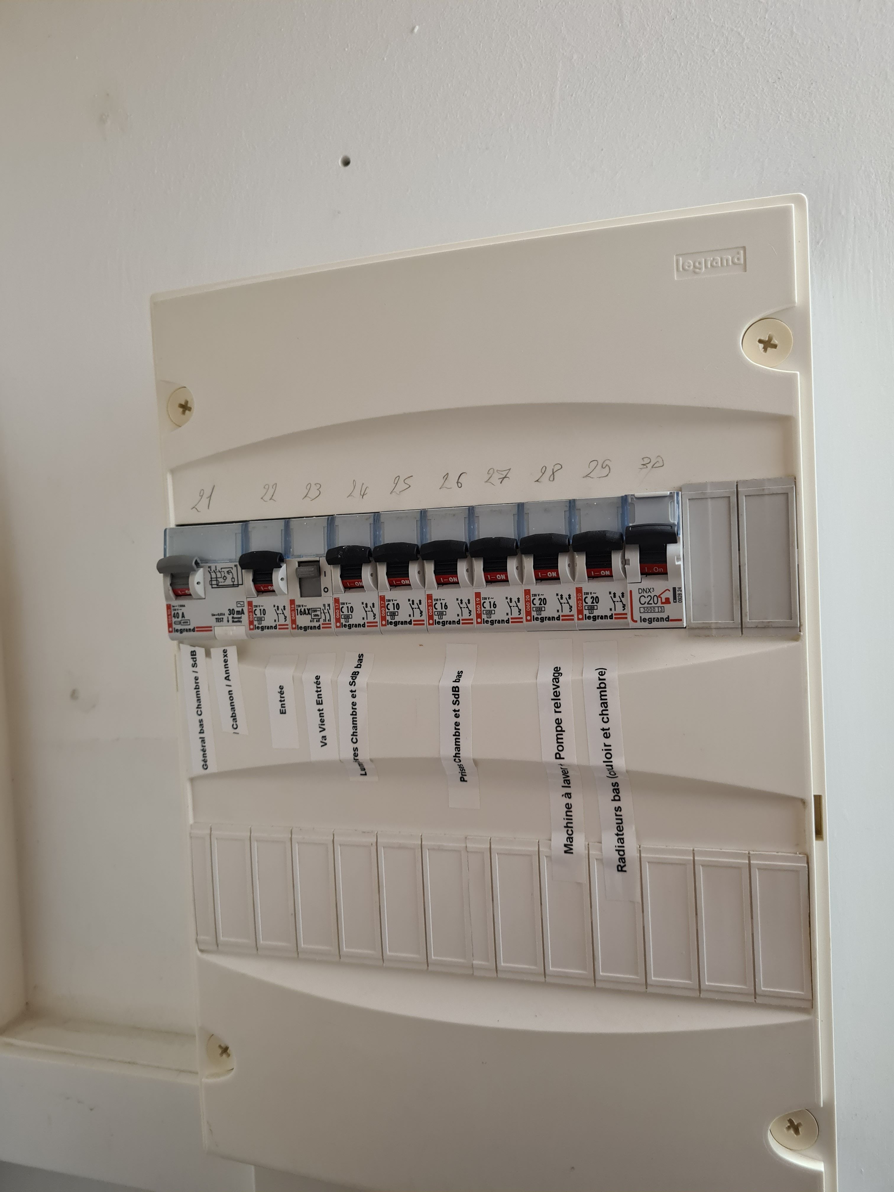 Installation électrique Rénovation, Remplacement tableau électrique