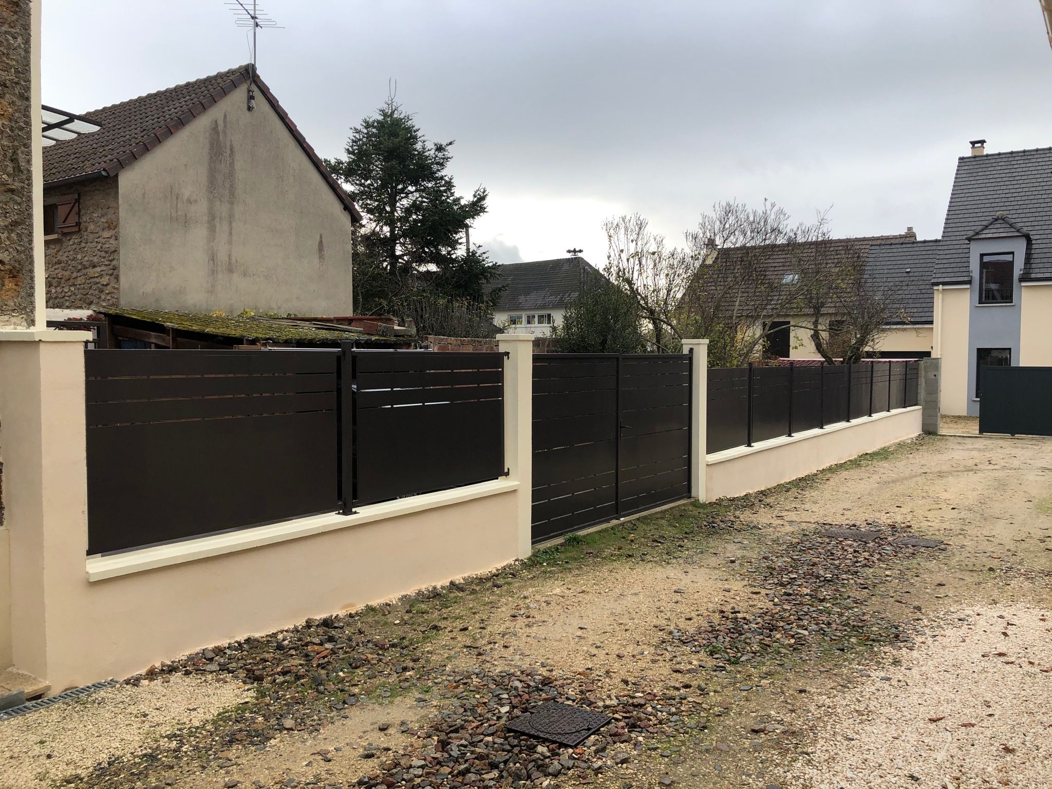 Clôture : Création d'une clôture; Traditionnelle (parpaing) - Travaux.com